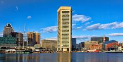 Baltimore Inner Harbor daytime view