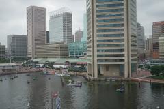 Baltimore World Trade Center as viewed from the National Aquarium