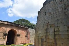 Bangalore Fort entrance with historical architecture