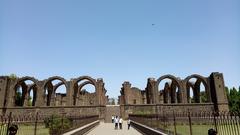 Bara Kaman unfinished mausoleum in Bijapur India