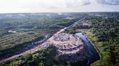 Lixão do Aurá landfill site in Ananindeua, Brazil