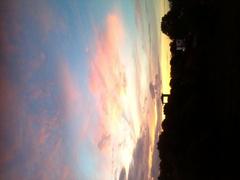 sunset over a beach