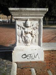 Coat of Arms of Gregory XIII Boncompagni at Castel Sant'Angelo Gardens