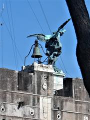 Angel statue atop Castel Sant'Angelo