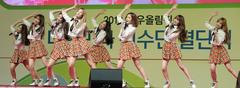 Lovelyz performing for Team Korea at Rio 2016 Olympic Games