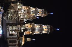 Basilica of Zapopan at night