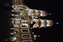 Basilica of Zapopan at night