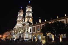 Basilica of Zapopan at night