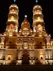 Basilica of Zapopan at night