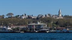 Topkapi Palace and Sepetçiler Palace seen from the Bosphorus