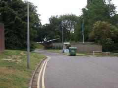 Spitfire outside Battle of Britain Bunker at RAF Uxbridge