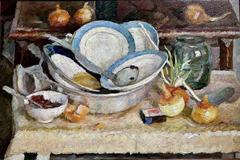 Vladimir Weisberg's painting Uncleaned Table