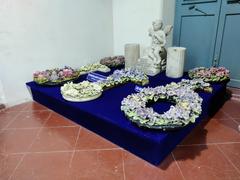 Ancient stone statue at Pondicherry Museum