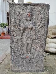 Granite statue of Jyestha Devi at Pondicherry Museum