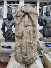 Lingodbhava statue at Pondicherry Museum