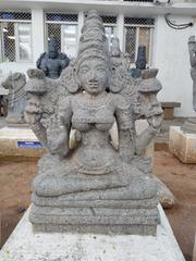 Mahalakshmi statue at Pondicherry Museum