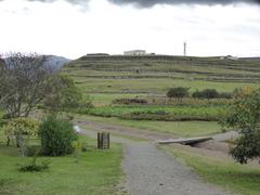 Ancient ruins of Pumapunku in Ecuador