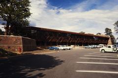 Mission 66 headquarter building in Rocky Mountain National Park