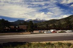 Mission 66 park headquarter building in Rocky Mountain National Park