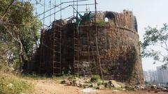 Belapur Fort under restoration