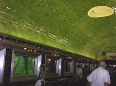 Interior of Belle Isle Aquarium, Detroit, Michigan