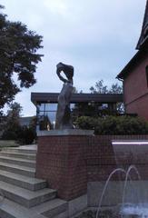 Sculpture under the former Wrocław tollgate, now Hydropolis