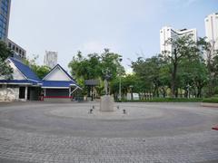 Scenic view of Benjasiri Park in Bangkok