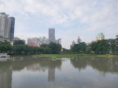 Banjasiri Park greenery and pathway