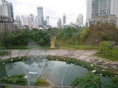 Banjasiri Park greenery and water landscape