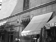 historic Al Gamalia Street in Cairo, Egypt with traditional architecture