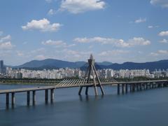 Olympic Bridge in Seoul, South Korea