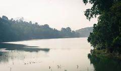 View of Bhimtal Lake in Uttarakhand, India