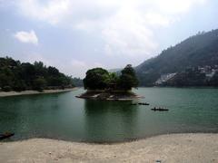 Emerald green landscape at Bhimtal, Uttarakhand