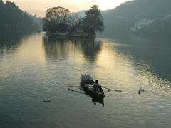 Boating in Bhimtal Lake, Uttarakhand