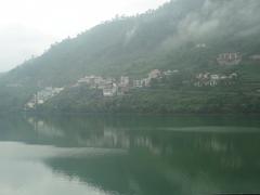 Bhimtal Lake under clear sky