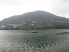 Bheemtal Lake in Nainital, Uttarakhand scenic view