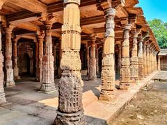 Bhojshala Saraswati mandir and Kamal Maula mosque monument in Dhar, Madhya Pradesh