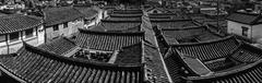 tile roofs in the Bukchon Hanok Village in Seoul, South Korea