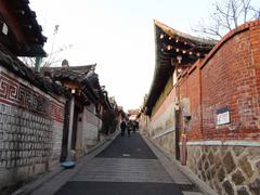 Area west of Bukchon Hanok Village in Seoul