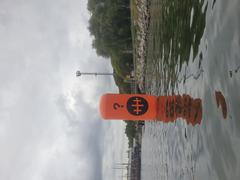 Buoy with Vrakmuseum logo