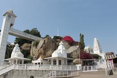 white marble Birla Mandir in Hyderabad