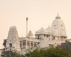 Birla Mandir during sunset