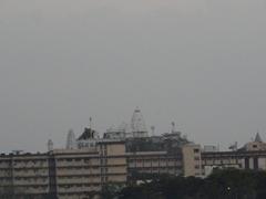 Birla Temple from Hussain Sagar in Hyderabad India