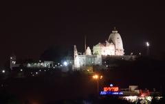 Birla Mandir in Hyderabad viewed from Tank Bund