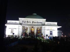 Birla Planetarium at night, Kolkata