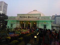 Birla Planetarium at night in Kolkata