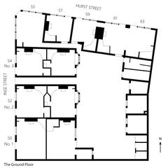 Ground Floor Plan of Birmingham Back to Backs