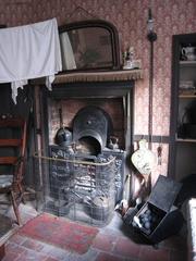 interior of back-to-back house in National Trust property