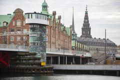 Knippelsbro in Copenhagen with Christiansborg in the background