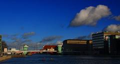 Copenhagen waterfront with historic buildings